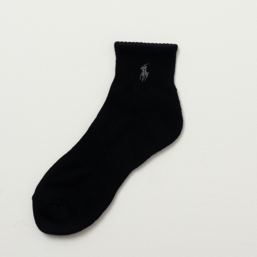 POLO RALPH LAUREN  クォーターソックス ロゴ入り 3足組 メンズ商品画像-6