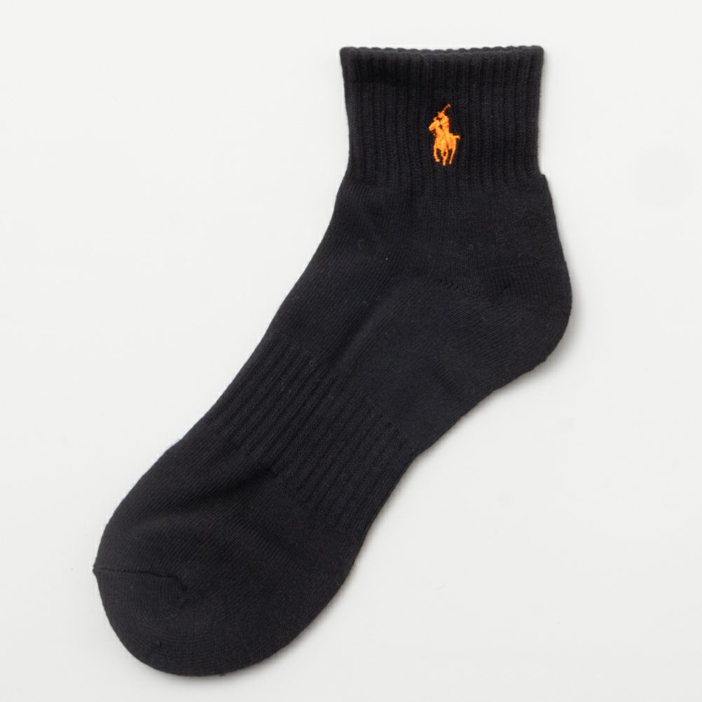 POLO RALPH LAUREN  クォーターソックス ロゴ入り 3足組 メンズ商品サムネイル-10