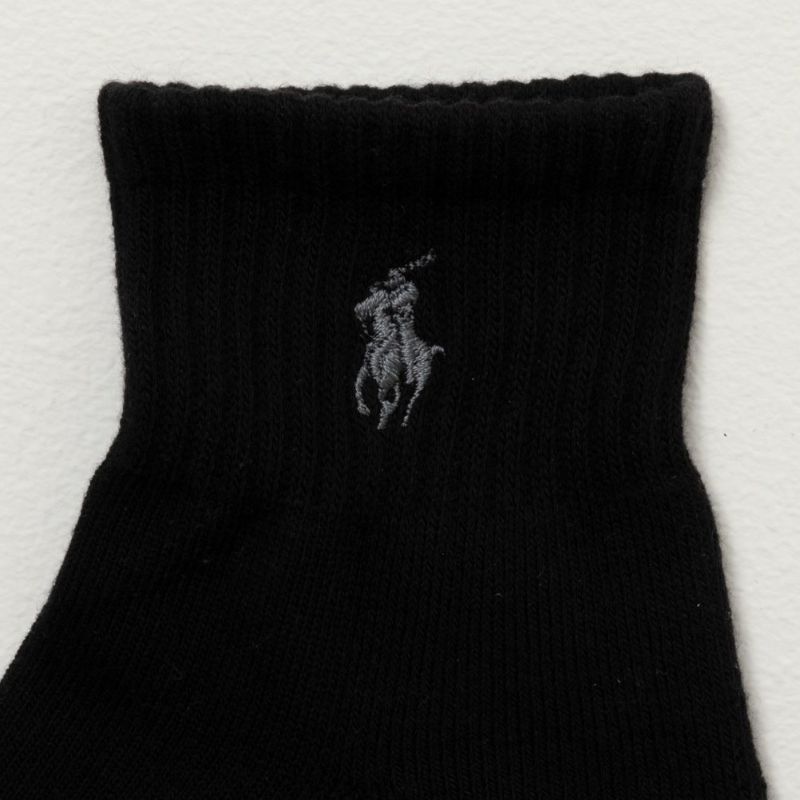 POLO RALPH LAUREN  クォーターソックス ロゴ入り 3足組 メンズ商品画像-15