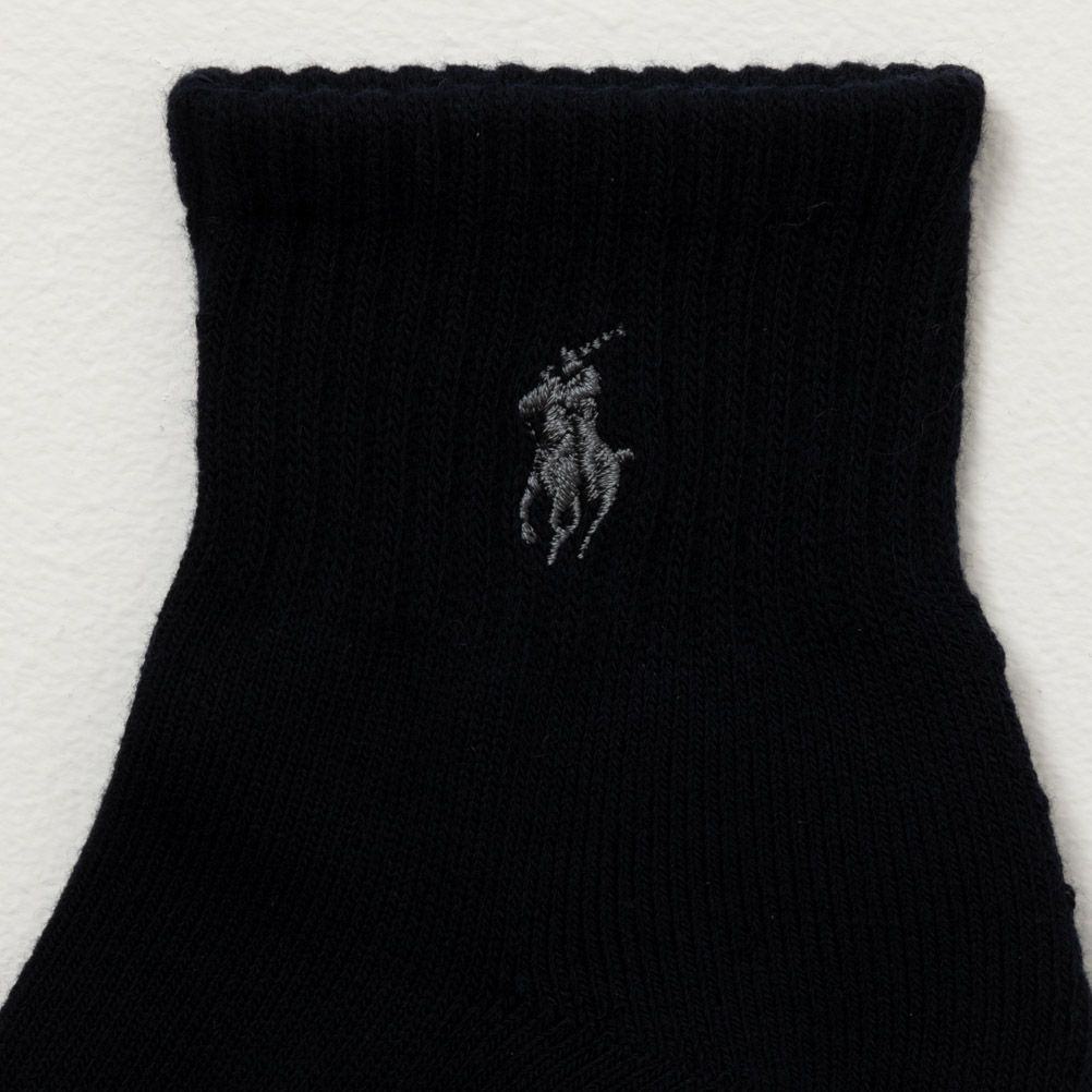 POLO RALPH LAUREN  クォーターソックス ロゴ入り 3足組 メンズ商品サムネイル-16