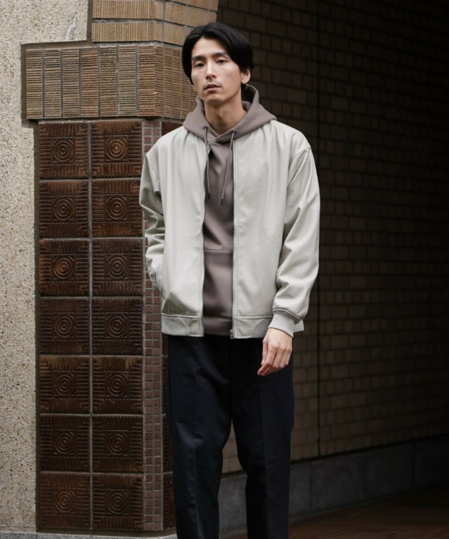URBAN COLLECTION PUレザージャケット メンズ商品サムネイル-5