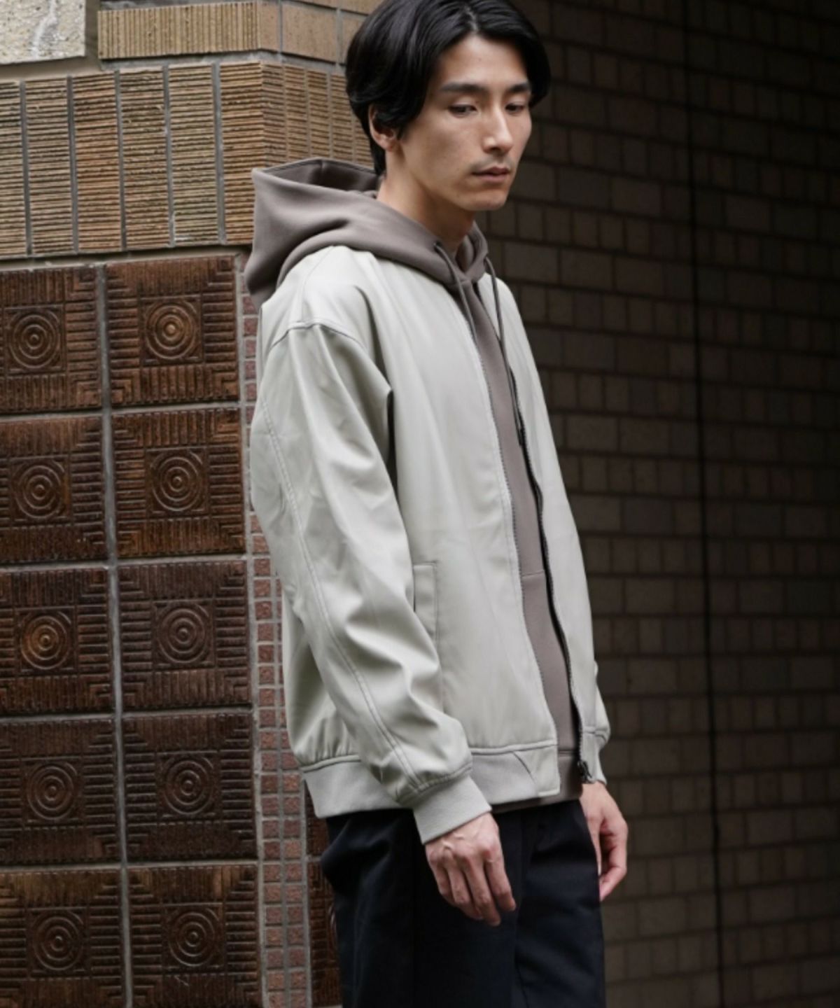 URBAN COLLECTION PUレザージャケット メンズ