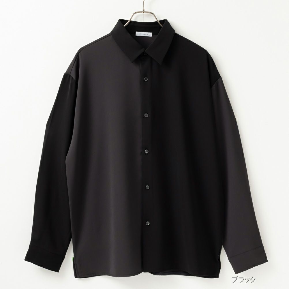 URBAN COLLECTION ドレープツイル切替シャツ メンズ商品画像-1