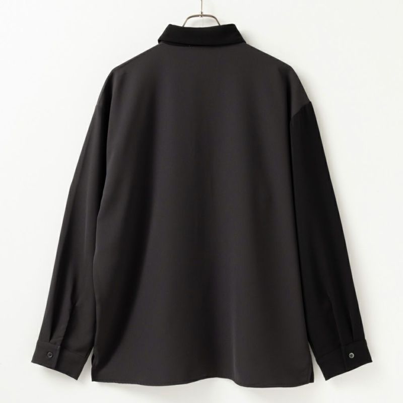 URBAN COLLECTION  ドレープツイル切替シャツ メンズ商品画像-3