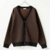 URBAN COLLECTION  カルゼ柄Vネックカーディガン メンズ商品サムネイル-3