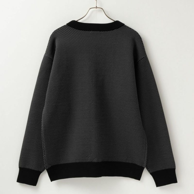 URBAN COLLECTION  カルゼ柄Vネックカーディガン メンズ商品画像-4