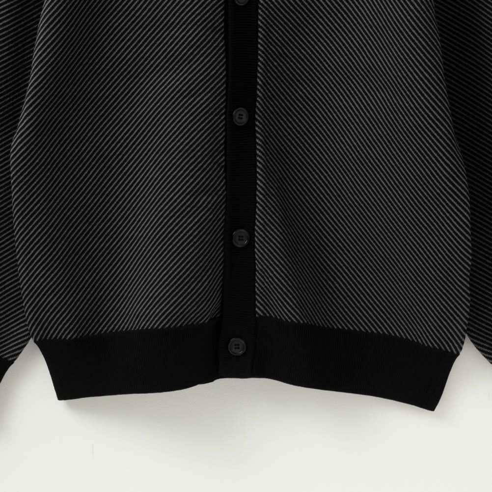 URBAN COLLECTION カルゼ柄Vネックカーディガン メンズ