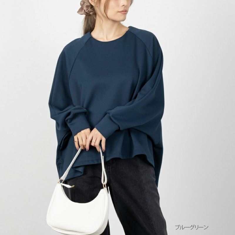 NAVY  ハンサムスウェット ドルマンプルオーバー レディース商品画像-2