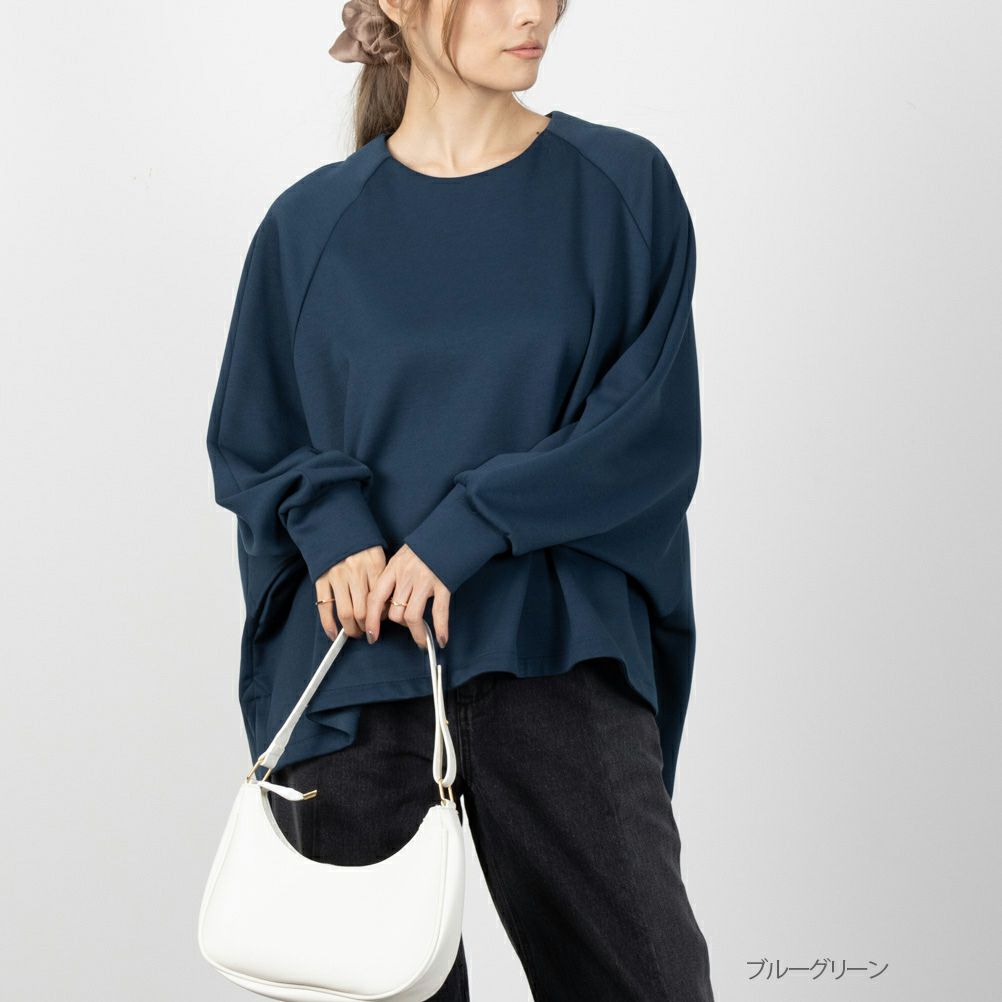 NAVY ハンサムスウェット ドルマンプルオーバー レディース