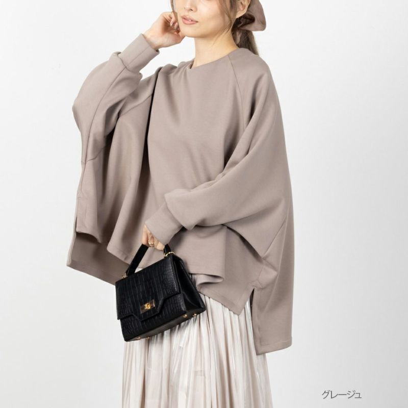 NAVY ハンサムスウェット ドルマンプルオーバー レディース