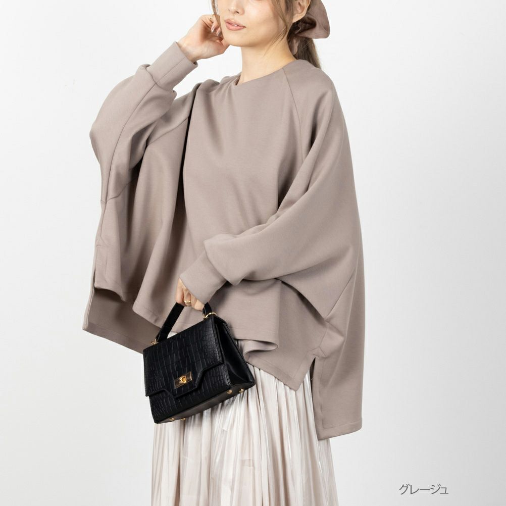 NAVY ハンサムスウェット ドルマンプルオーバー レディース