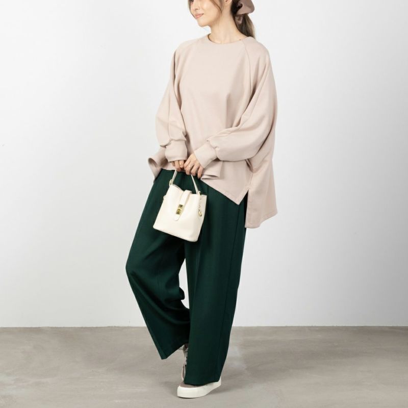 NAVY ハンサムスウェット ドルマンプルオーバー レディース商品画像-4