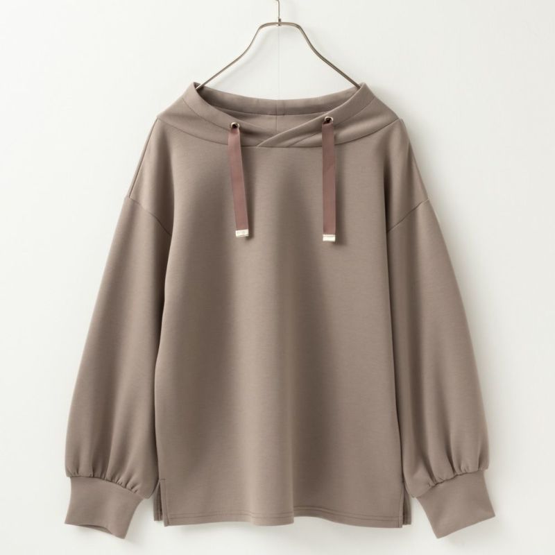 NAVY ハンサムスウェット 抜き衿風プルオーバー レディース商品画像-12