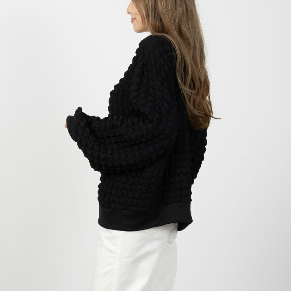 NAVY ビッグコーンカーディガン レディース