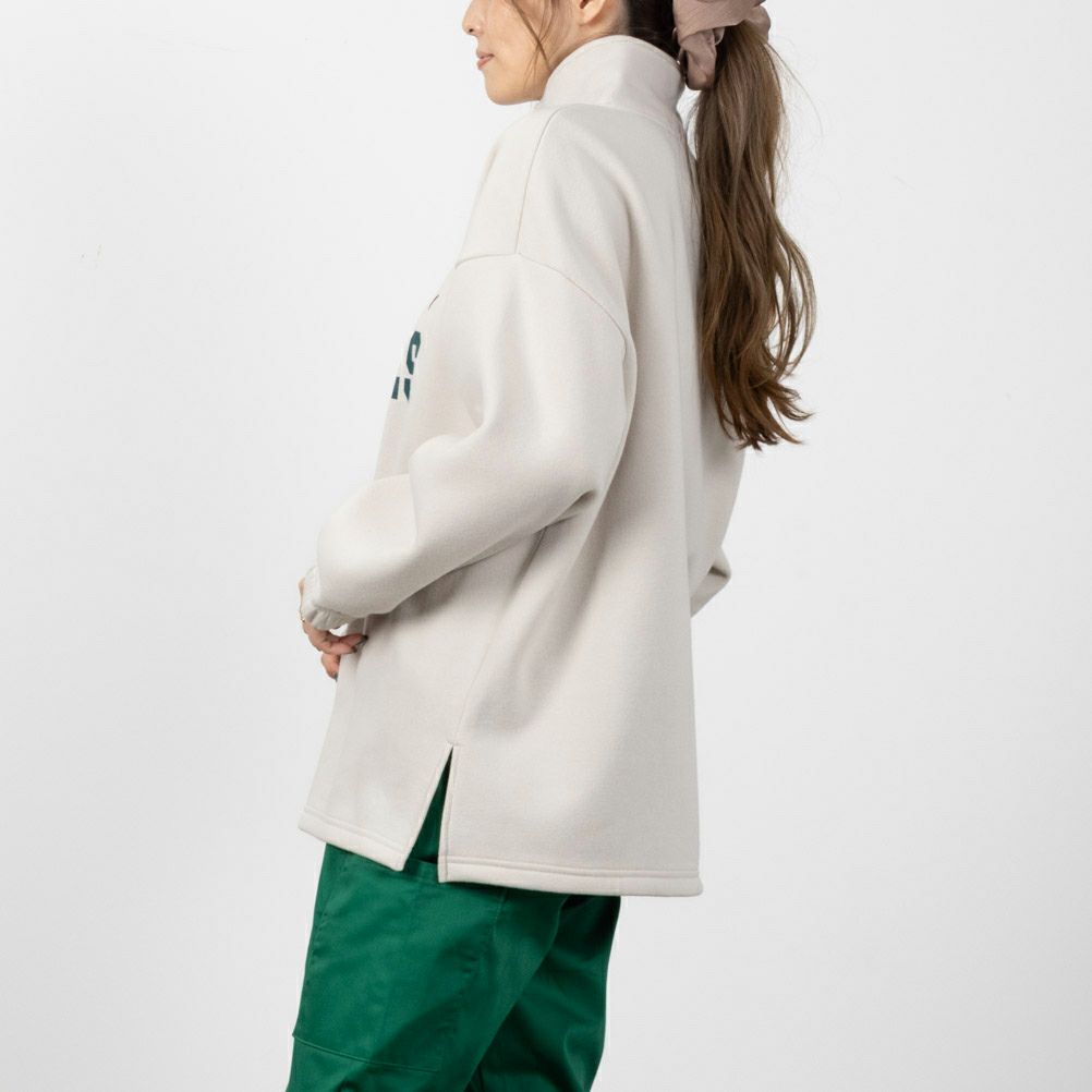 Dickies 裏起毛ハーフジップチュニック レディース