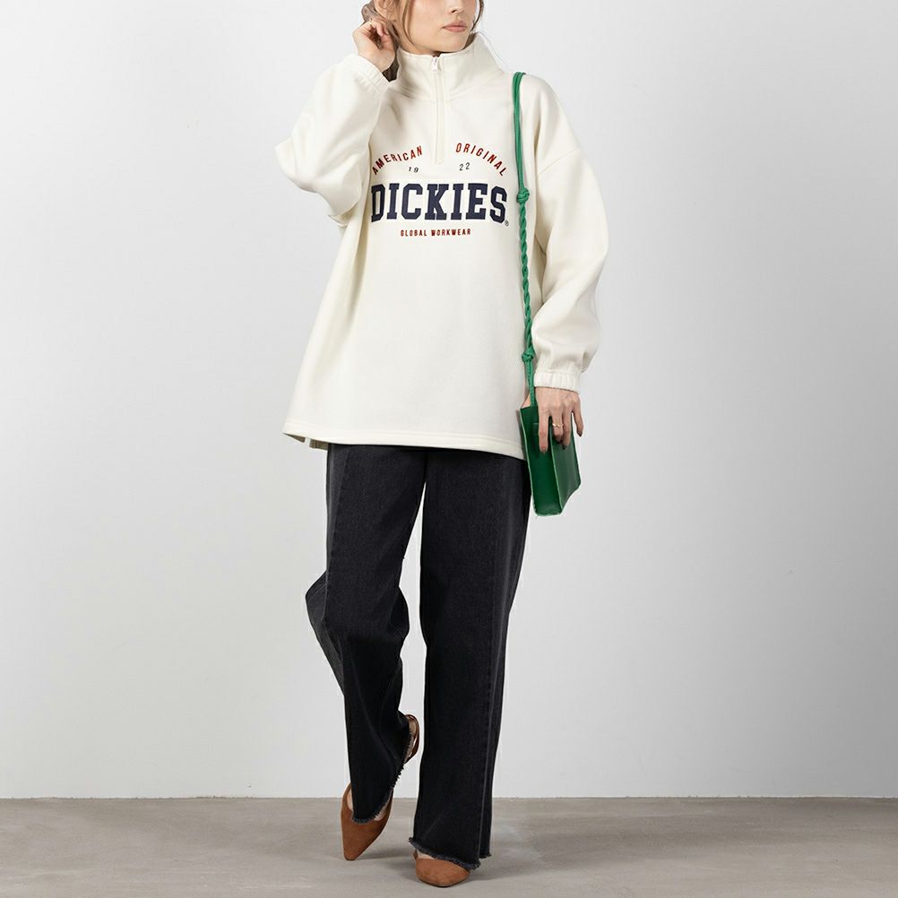 Dickies  裏起毛ハーフジップチュニック レディース商品サムネイル-7