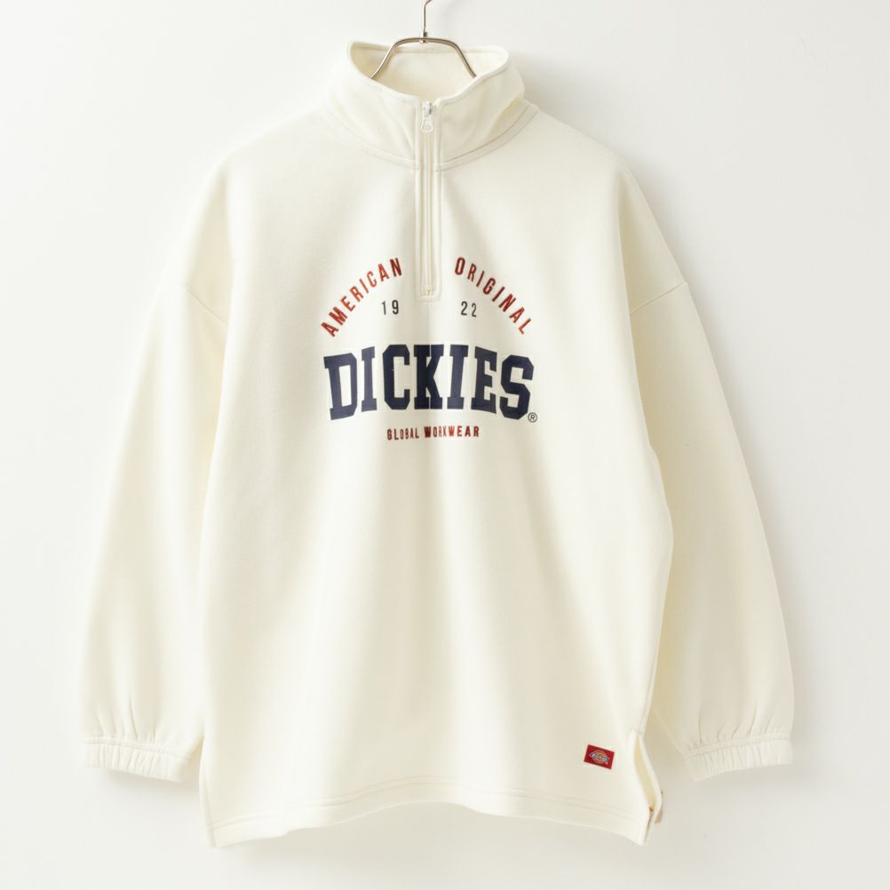 Dickies 裏起毛ハーフジップチュニック レディース