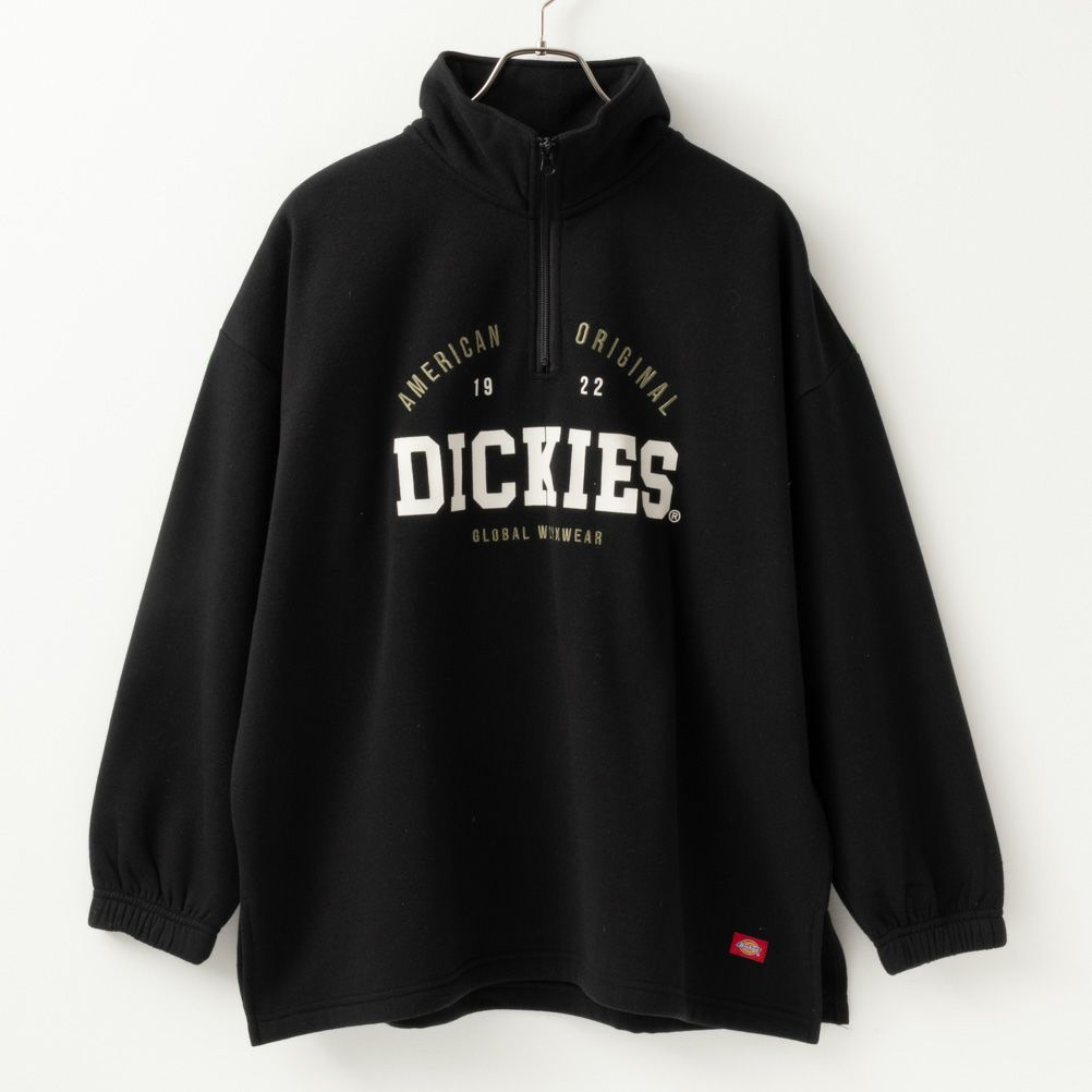 Dickies 裏起毛ハーフジップチュニック レディース