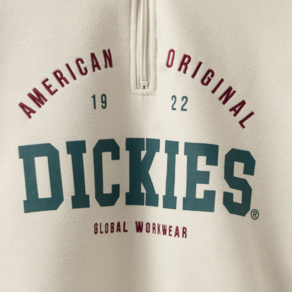 Dickies 裏起毛ハーフジップチュニック レディース