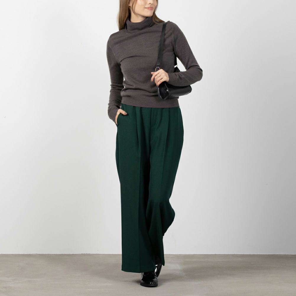 NAVY カシミヤタッチタートルネック レディース