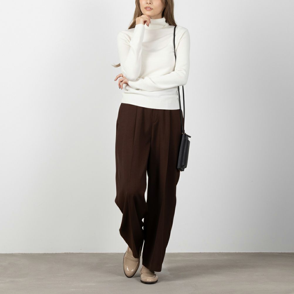 NAVY カシミヤタッチタートルネック レディース