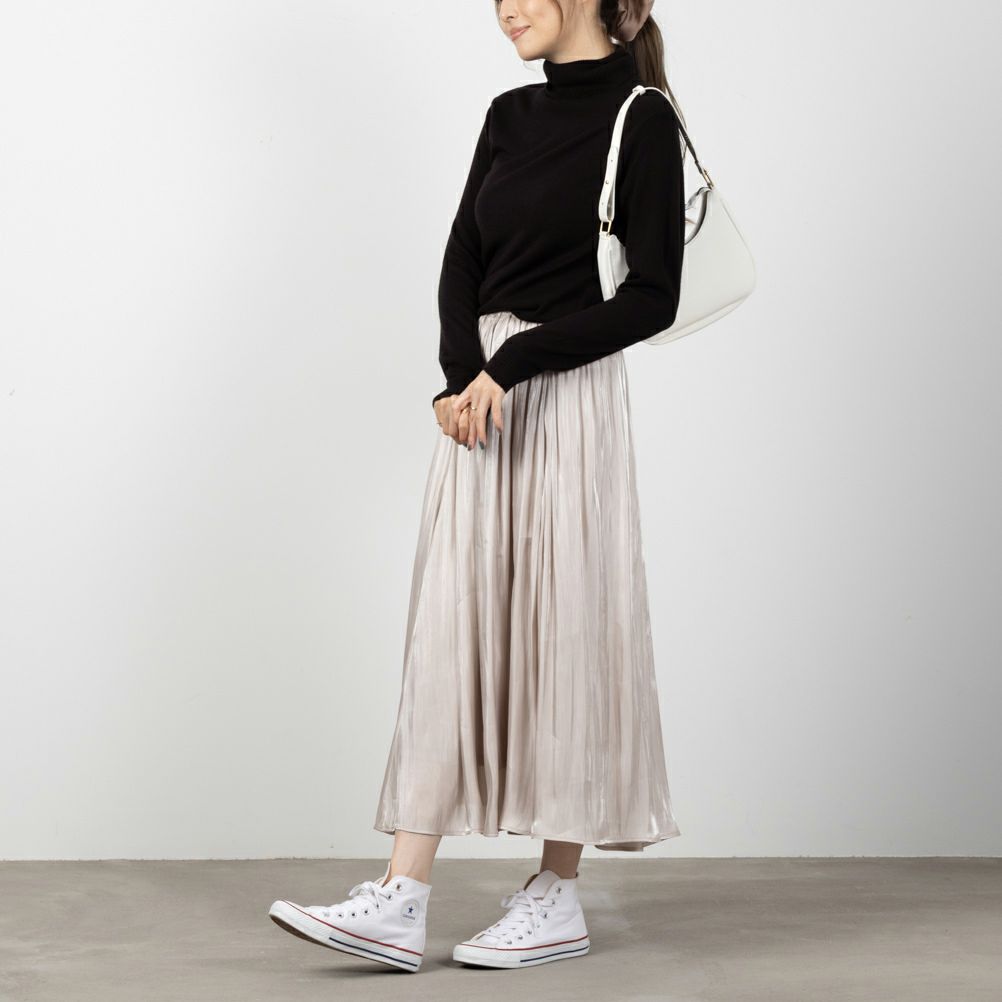 NAVY カシミヤタッチタートルネック レディース