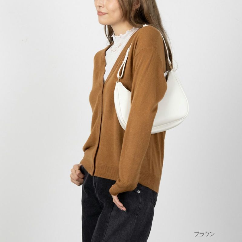 NAVY 洗えるニット カシミヤタッチカーディガン レディース商品画像-3