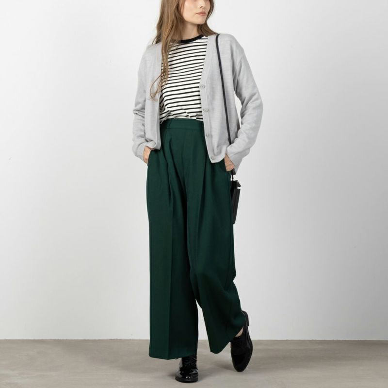 NAVY 洗えるニット カシミヤタッチカーディガン レディース商品画像-4