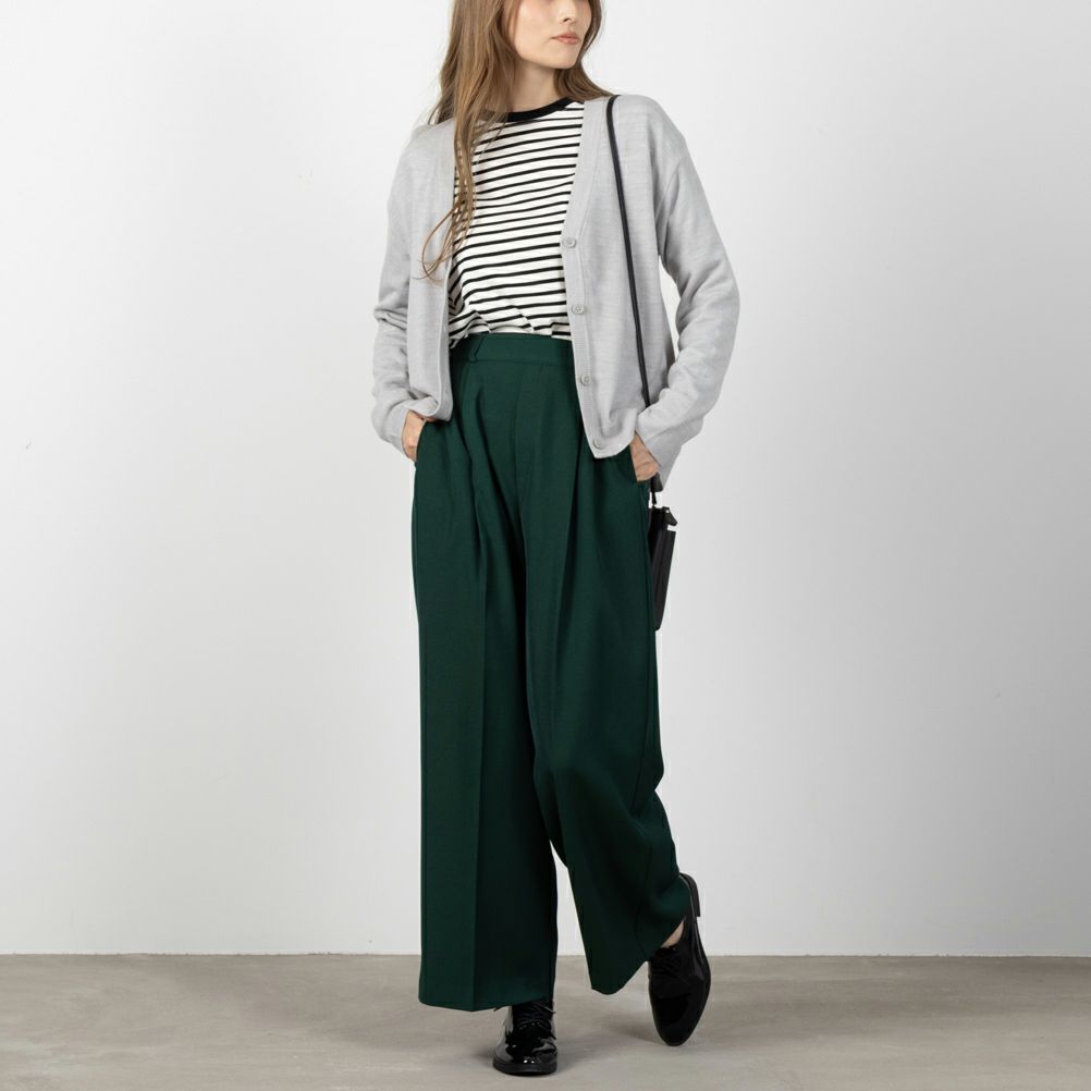 NAVY 洗えるニット カシミヤタッチカーディガン レディース商品画像-4