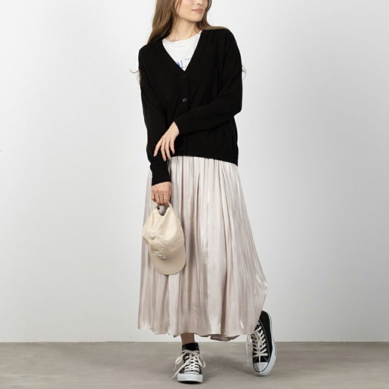 NAVY 洗えるニット カシミヤタッチカーディガン レディース商品画像-7