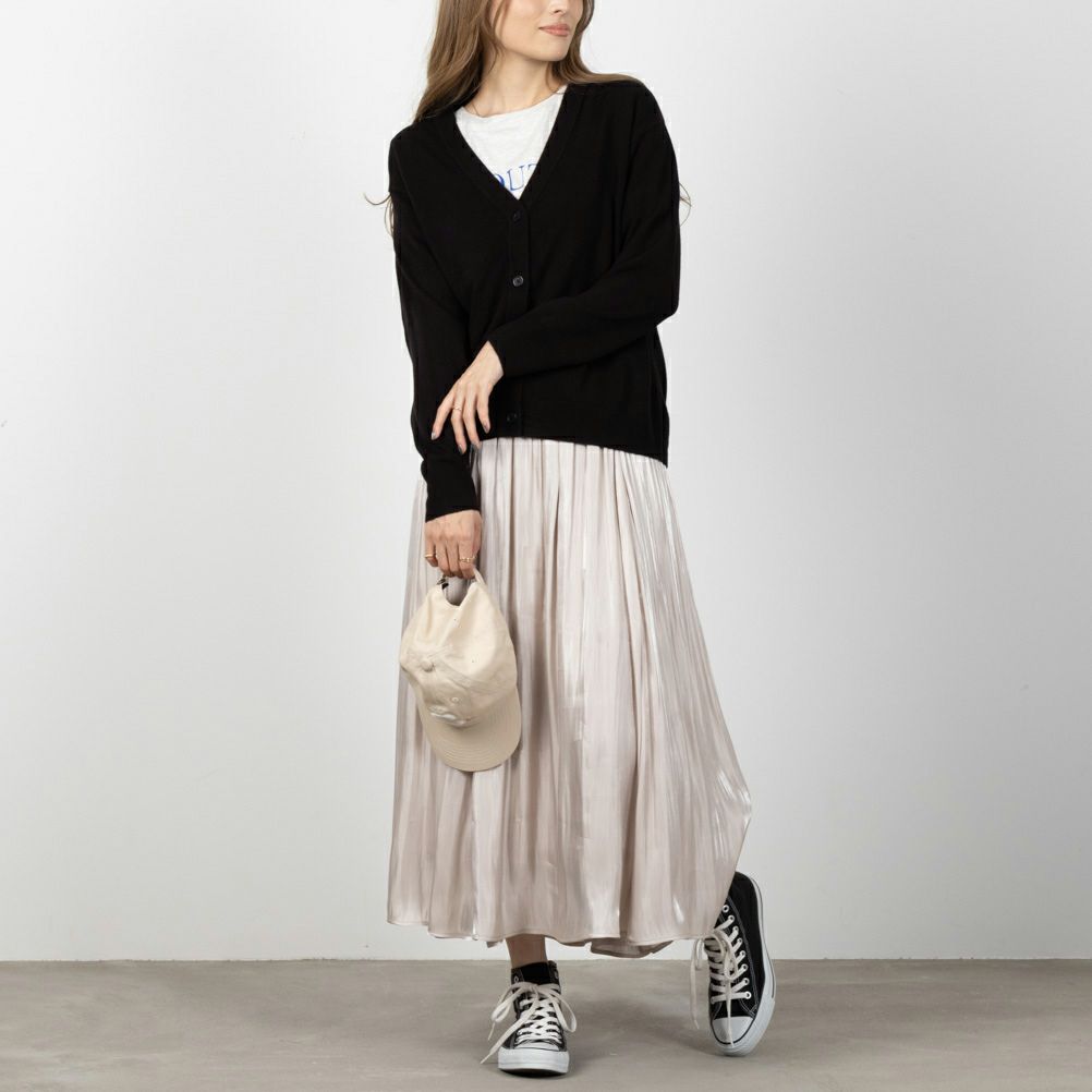 NAVY カシミヤタッチカーディガン レディース