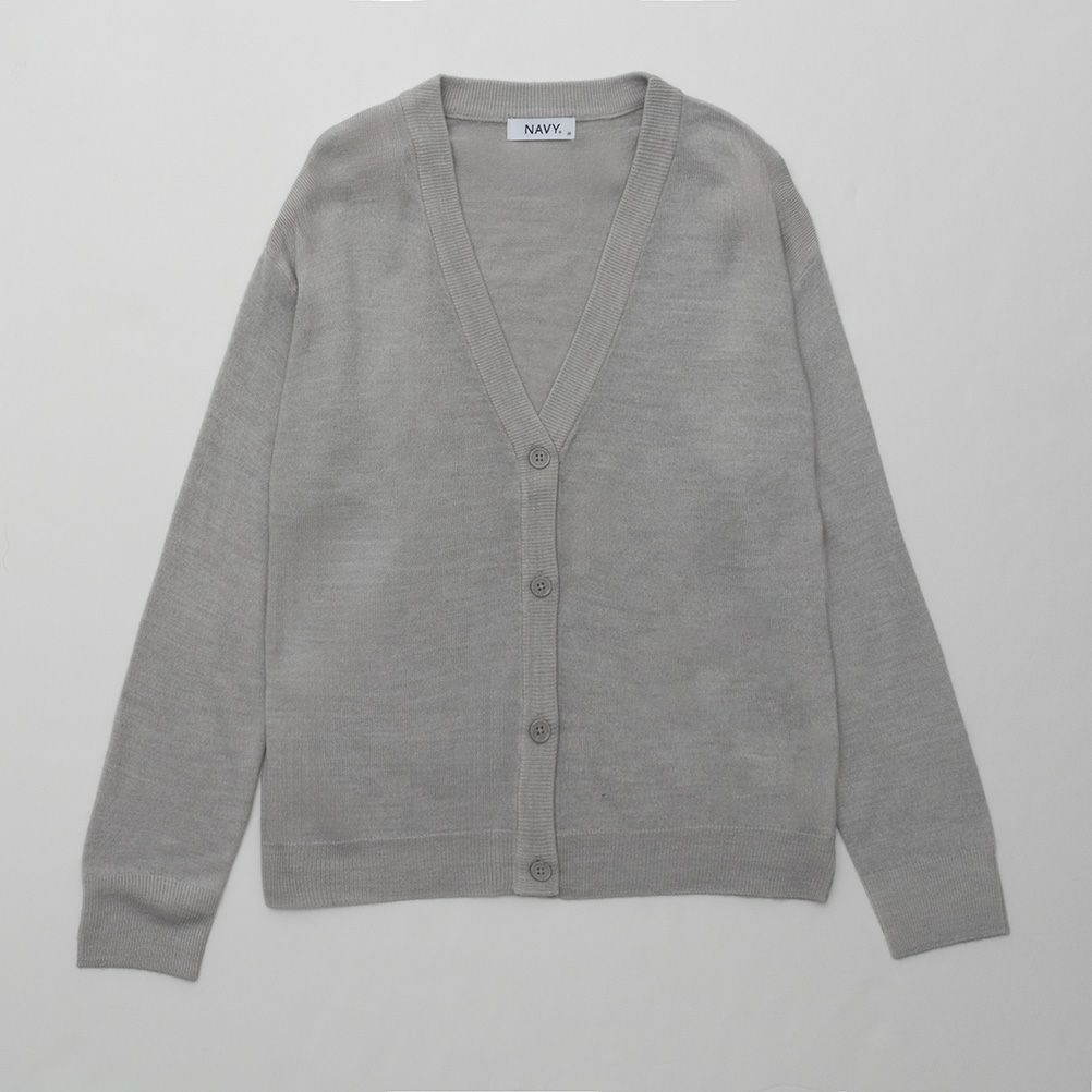NAVY 洗えるニット カシミヤタッチカーディガン レディース商品画像-9