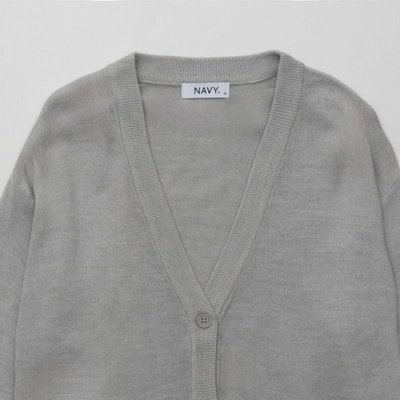 NAVY 洗えるニット カシミヤタッチカーディガン レディース商品画像-13