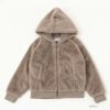 NAVY ファーフードブルゾン キッズ