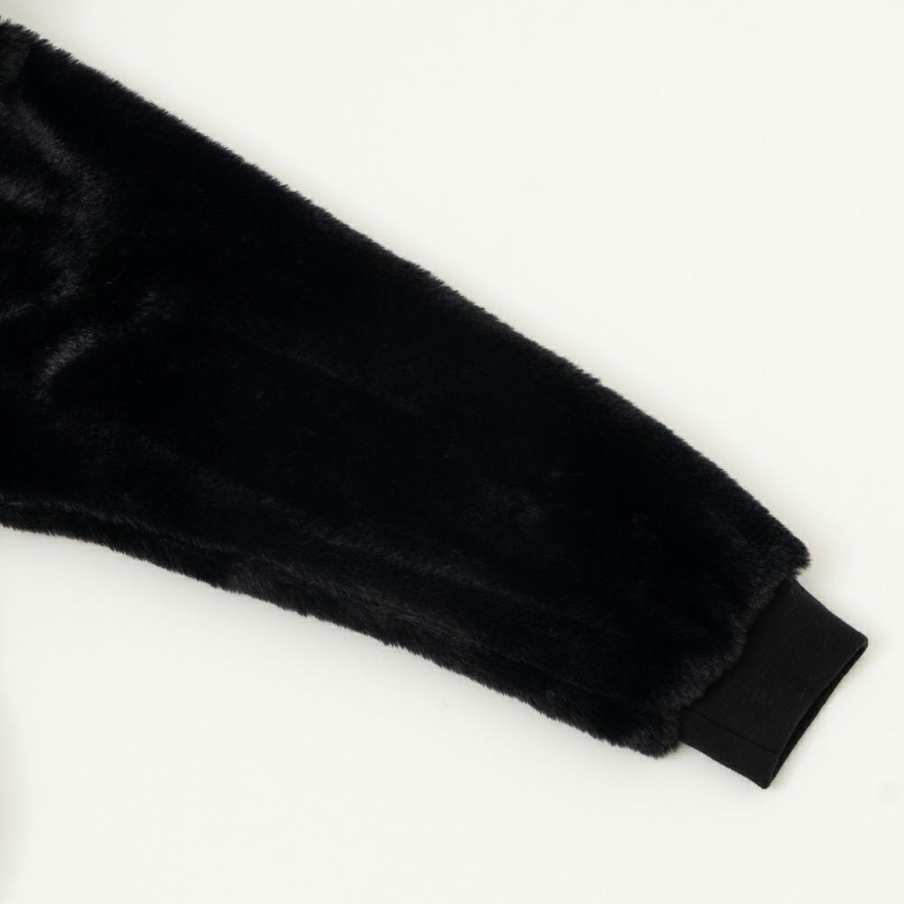 NAVY ファーフードブルゾン キッズ