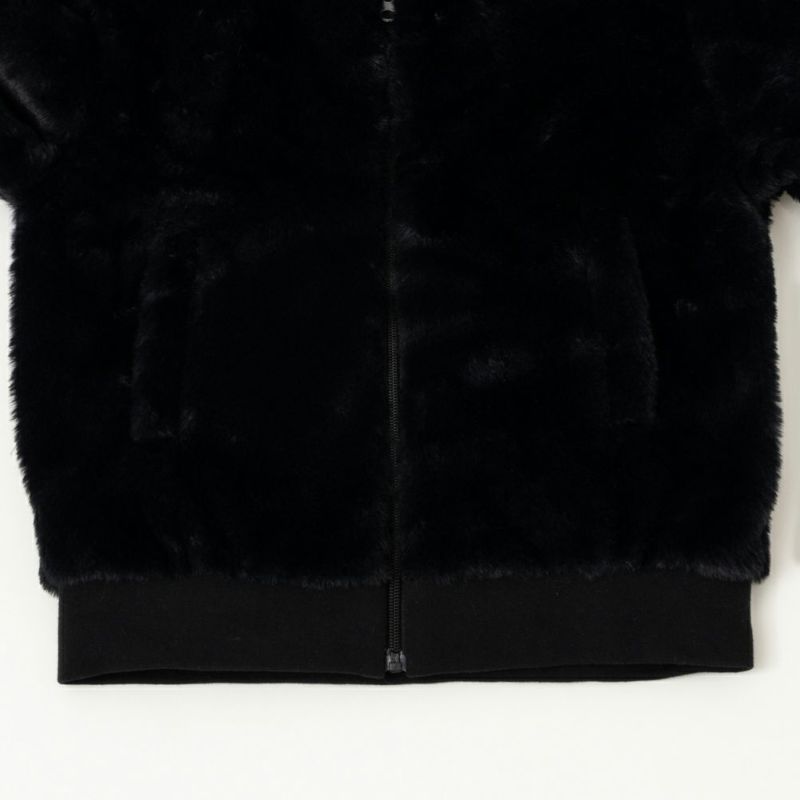 NAVY ファーフードブルゾン キッズ商品画像-7