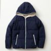 NAVY 裏ボアフェイクダウンパーカー キッズ