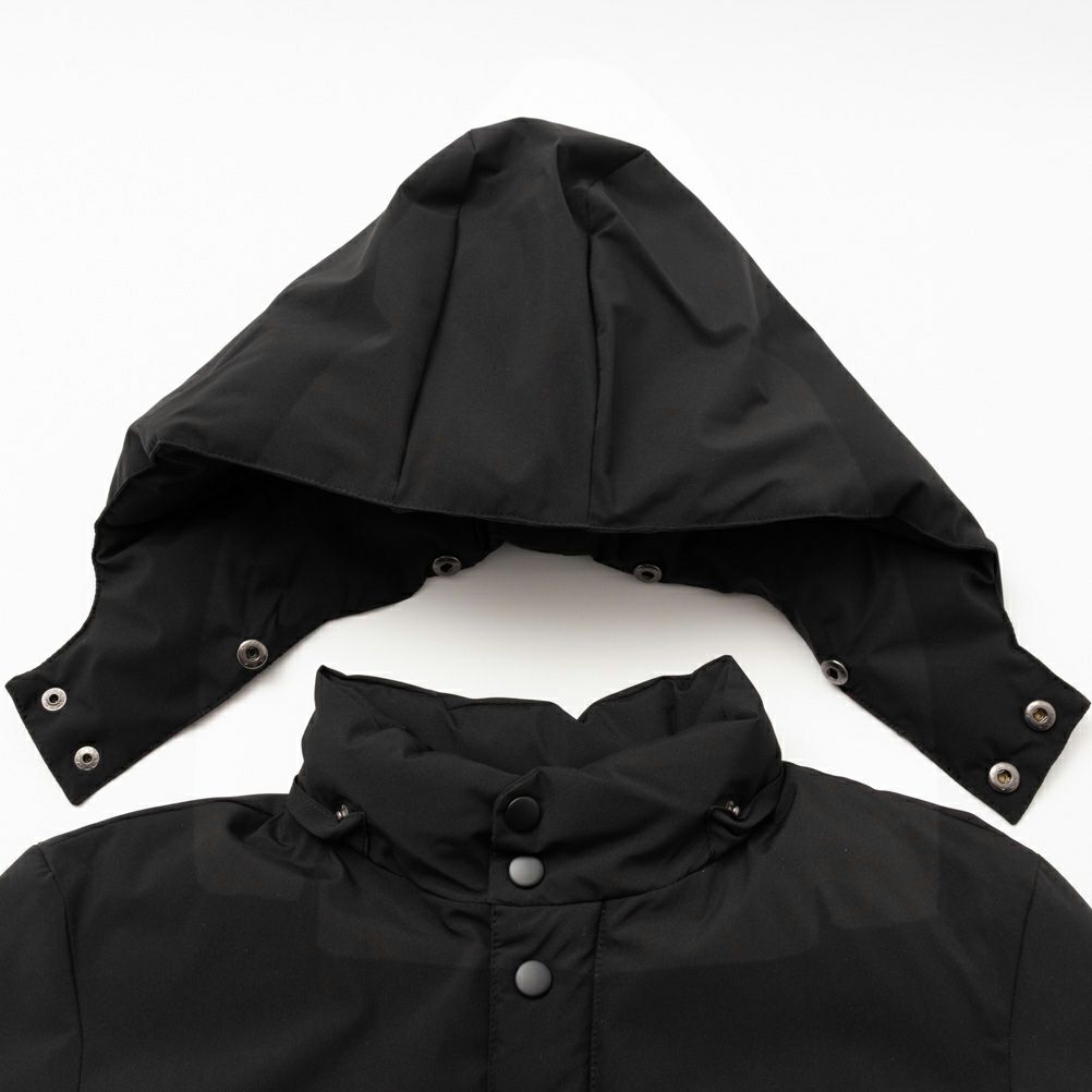 NAVY シームレスフェイクダウンジャケット キッズ