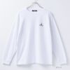 T-GRAPHICS ワンポイント刺繍長袖Tシャツ メンズ