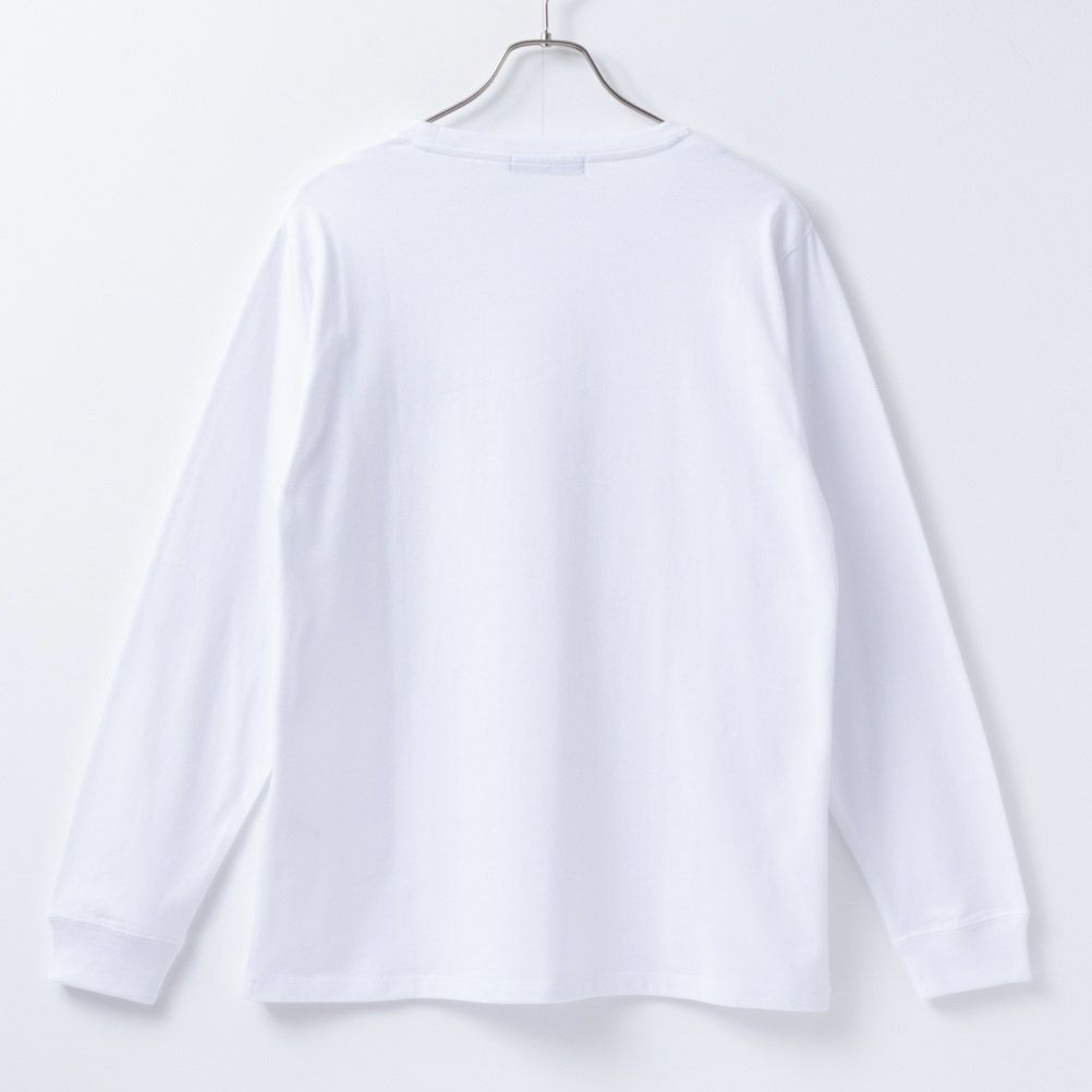 T-GRAPHICS ワンポイント刺繍長袖Tシャツ メンズ