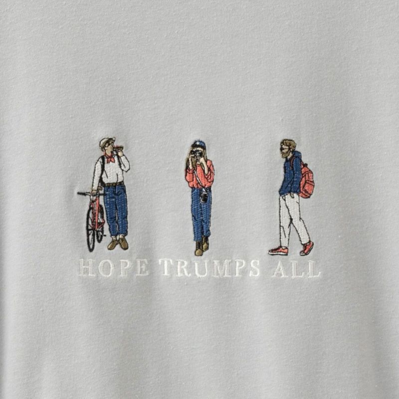 T-GRAPHICS  胸刺繍ロングスリーブTシャツ メンズ商品画像-11