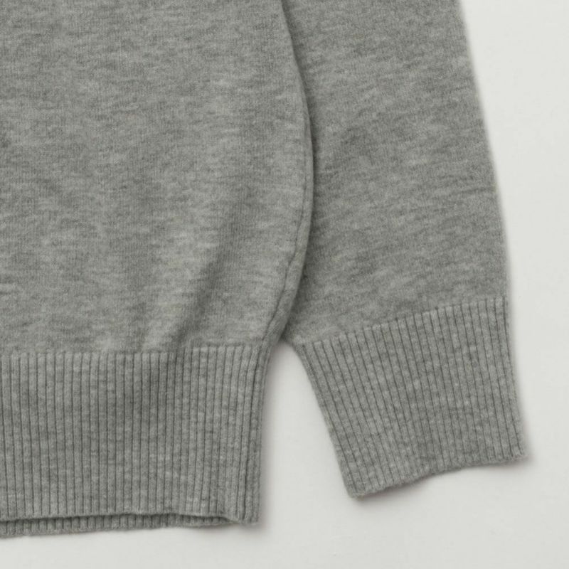 NAVY ウール混洗える素肌ニット クルーネック メンズ商品画像-10