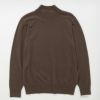 NAVY ウール混洗える素肌ニット ハイネック メンズ商品サムネイル-5