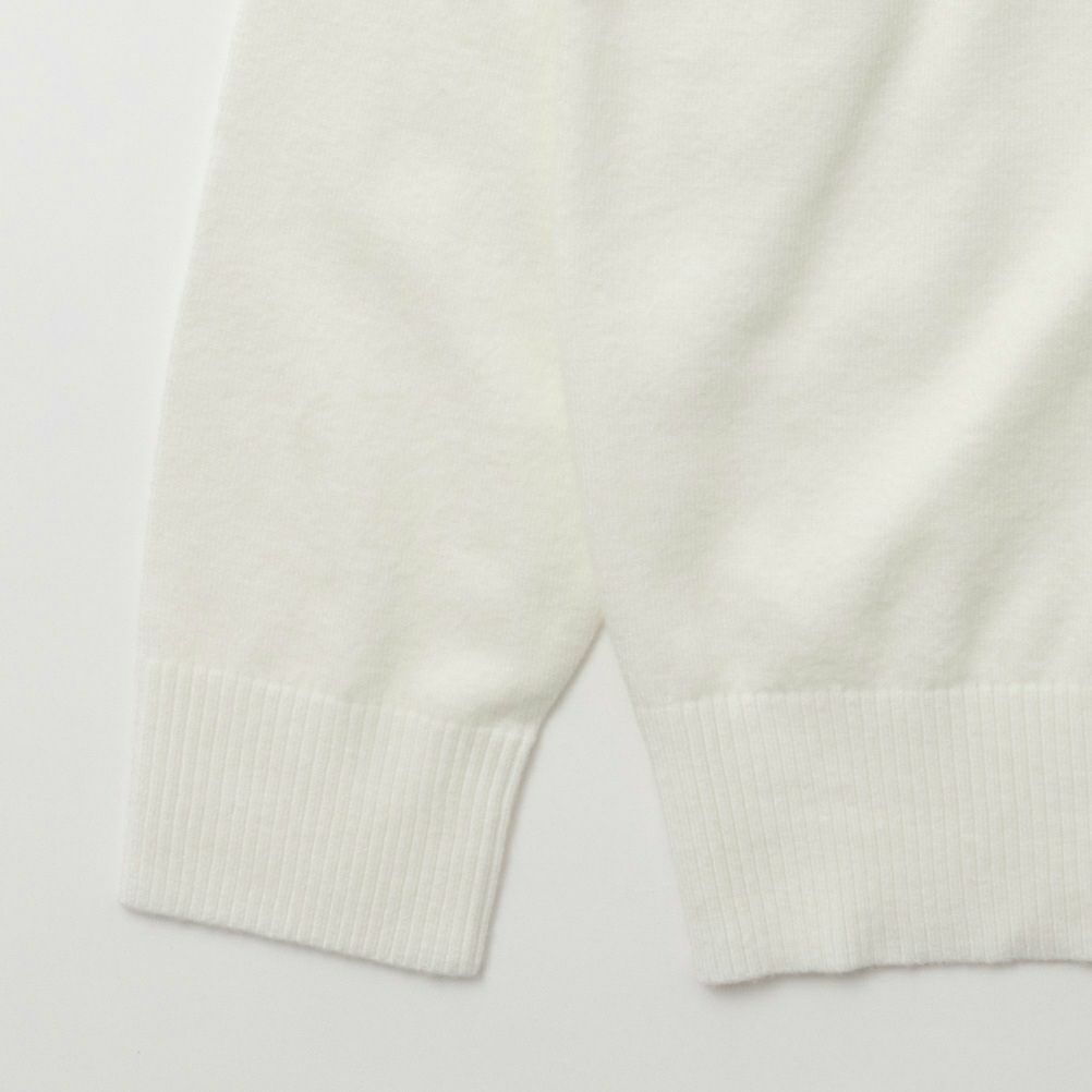 NAVY ウール混洗える素肌ニット ハイネック メンズ