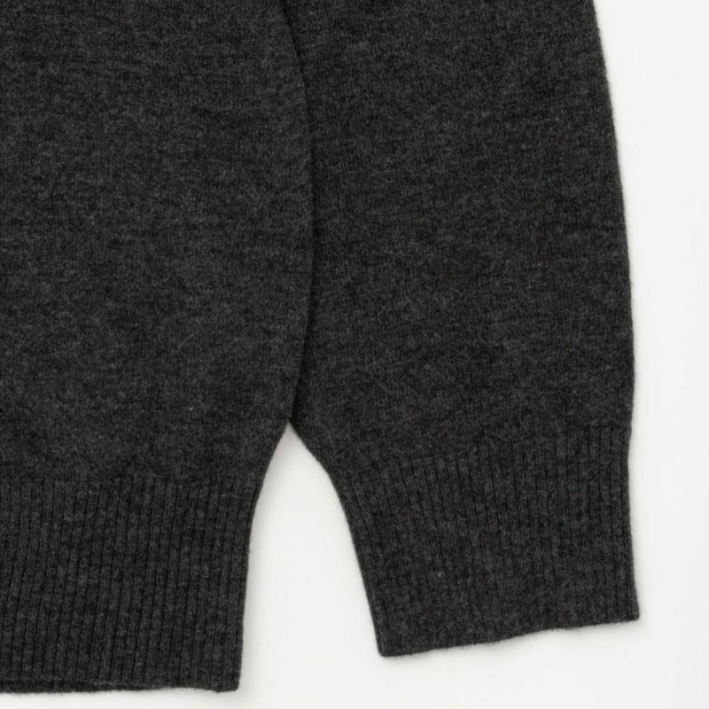 NAVY ウール混洗える素肌ニット カーディガン メンズ商品画像-6