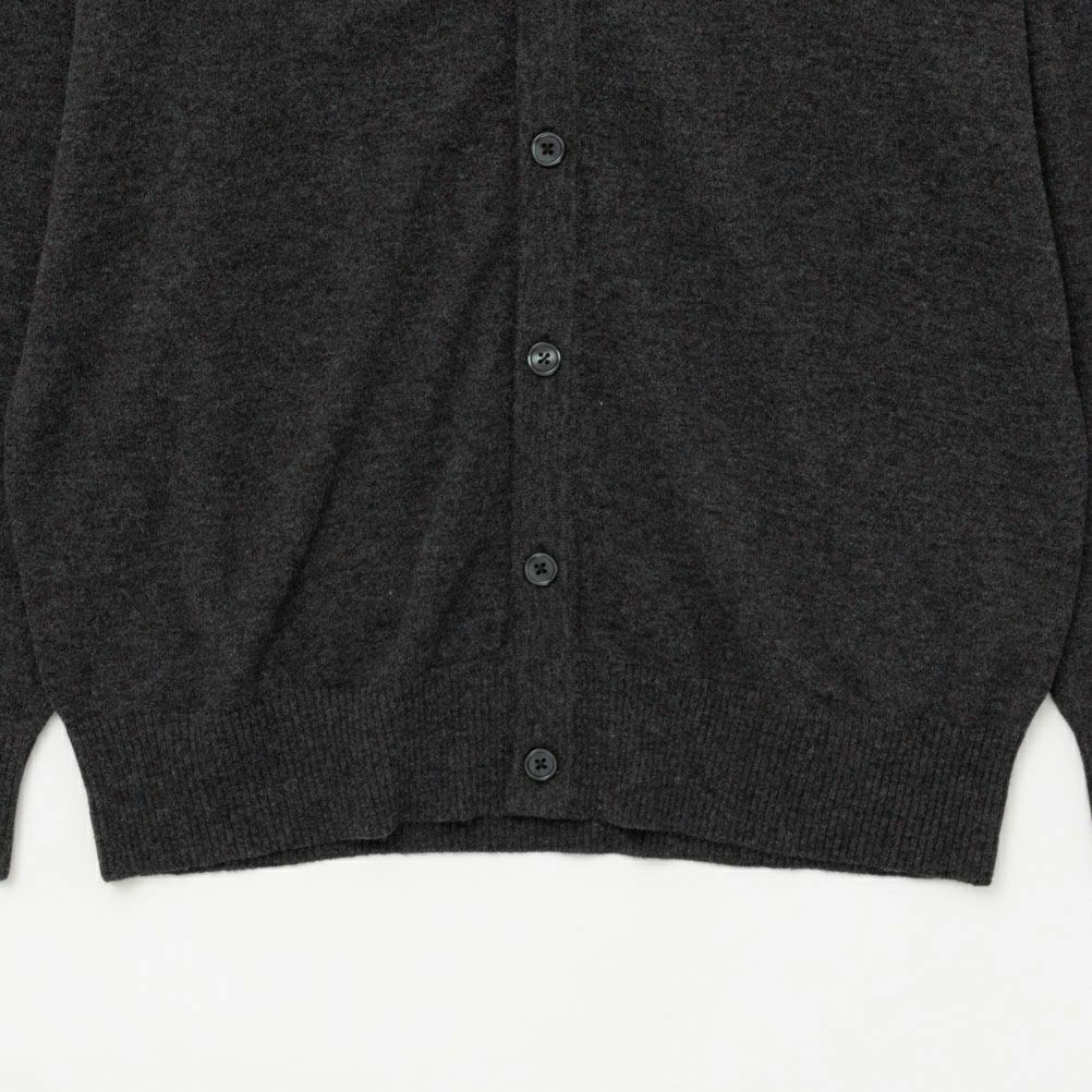 NAVY ウール混洗える素肌ニット カーディガン メンズ商品画像-7