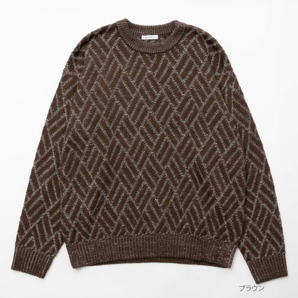 URBAN COLLECTION 総柄ニット メンズ