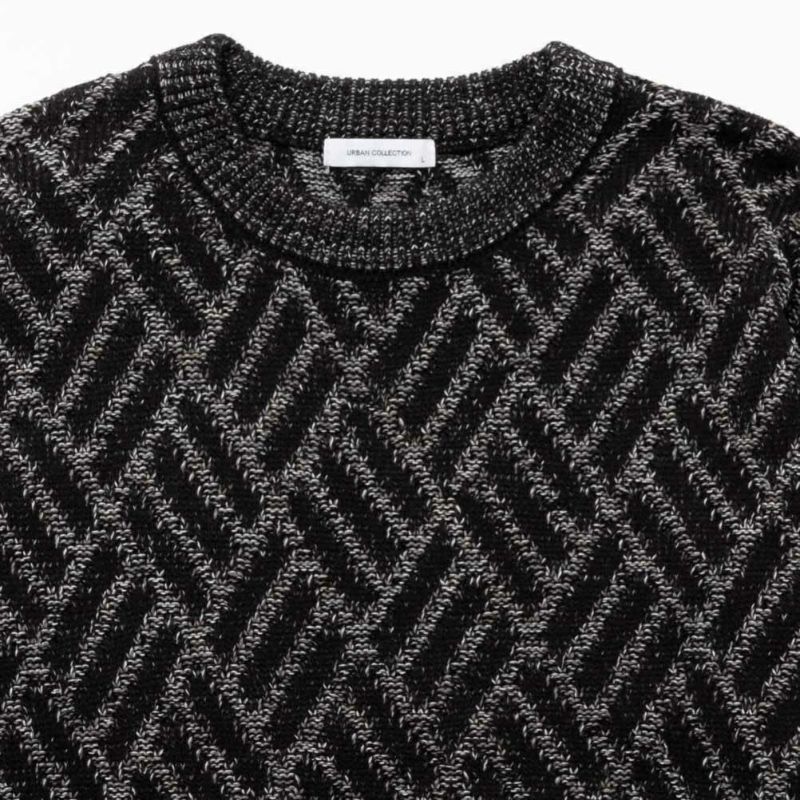 URBAN COLLECTION 総柄ニット メンズ商品画像-5