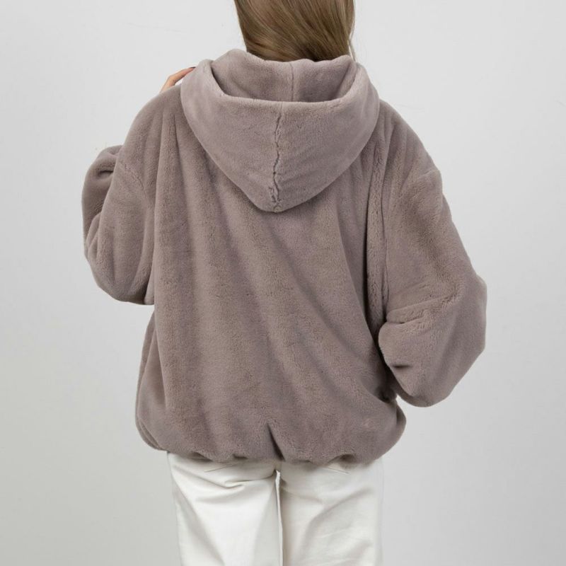 NAVY フェイクファーパーカー レディース商品画像-6