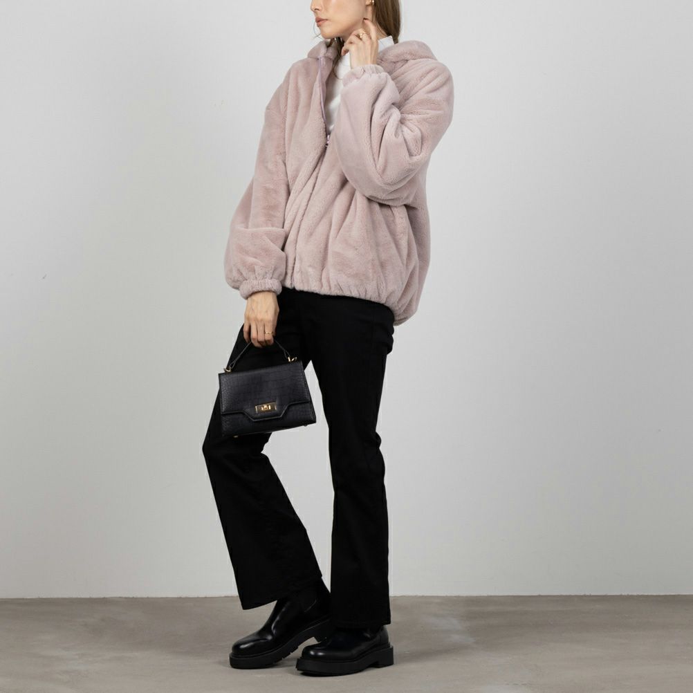 NAVY フェイクファーパーカー レディース商品サムネイル-8